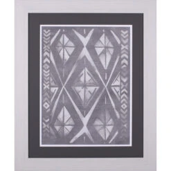 Mudcloth Patterns I Framed Artwork