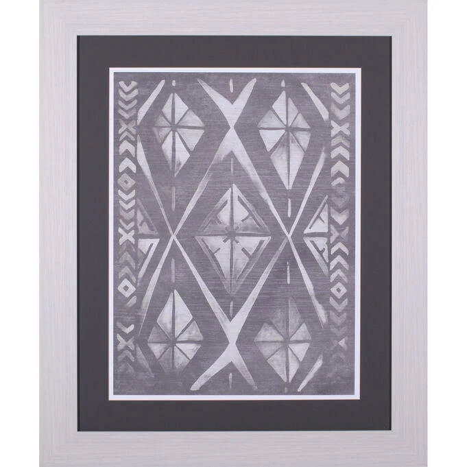 Mudcloth Patterns I Framed Artwork