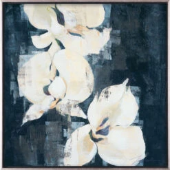 Shadow Orchids II Framed Canvas