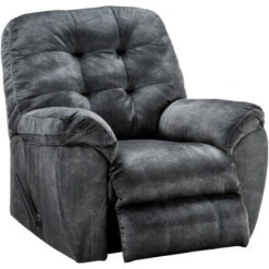 Bellows Gray Rocker Recliner