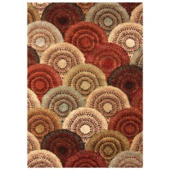 Wild Weave Parker Multi Color Circles 5x8 Rug
