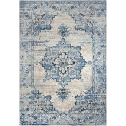 Encore Blue 5x8 Area Rug