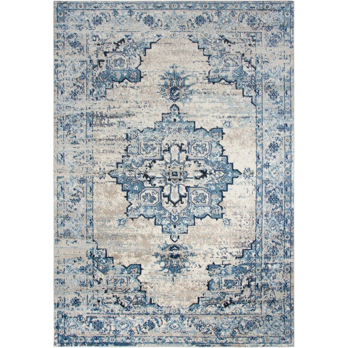 Encore Blue 5x8 Area Rug