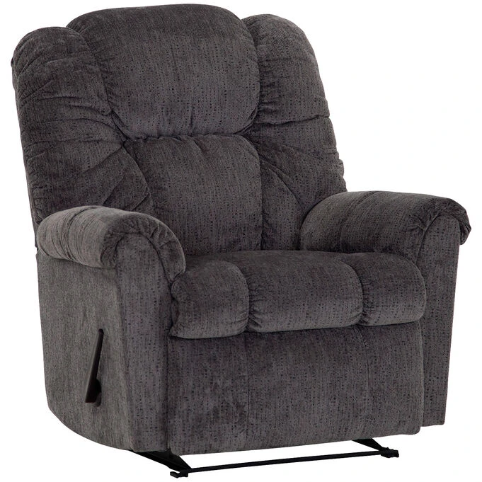 Franklin Draco Charcoal Rocker Recliner - Image 2