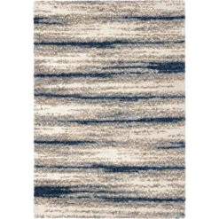 Cotton Tail White Ombre Stone 5x8 Rug