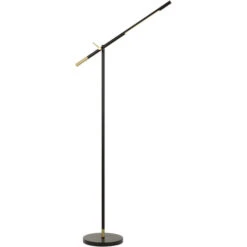 Virton Black Floor Lamp