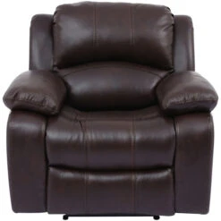 Ender Brown Leather Recliner