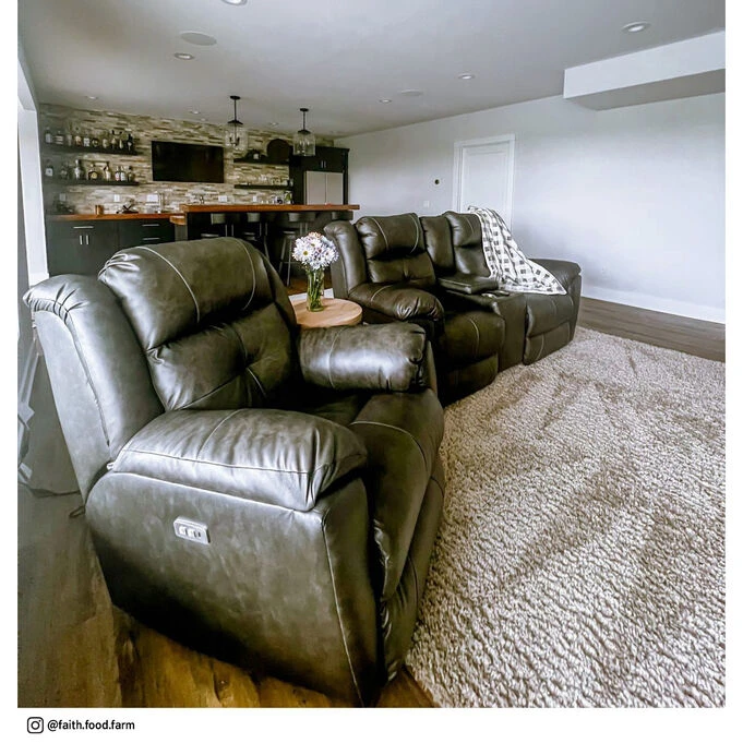 Vista Slate Leather Power+ Rocker Recliner - Image 4