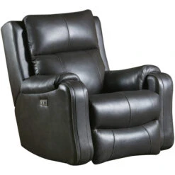 Contour Leather Fossil Power+ Rocker Recliner