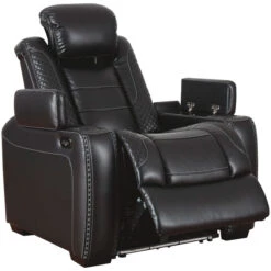 Party Time Midnight Power Recliner