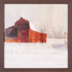 Winter On The Farm Wall Art