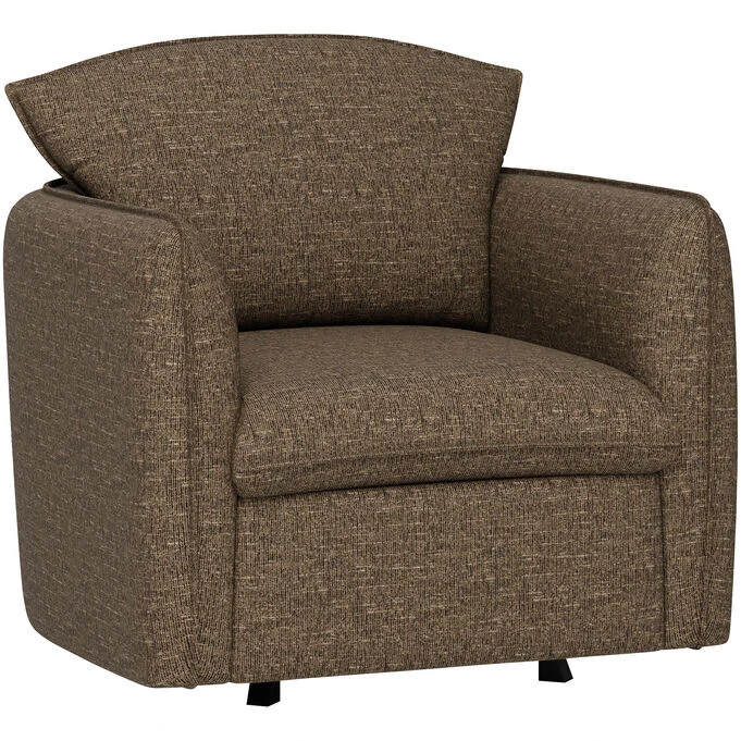 Frequency Dark Brown Swivel Chair