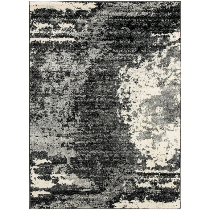 Roskos Black 5x8 Rug