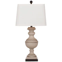 Lindstrom Whitewashed Table Lamp