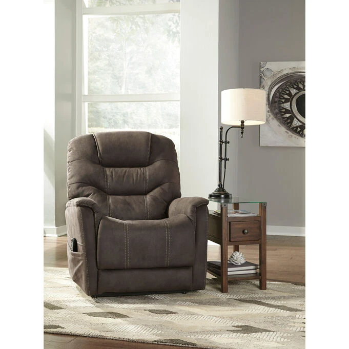 Ballister Espresso Power Lift Recliner - Image 4