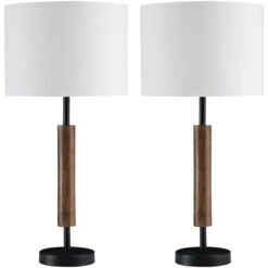 Maliny Brown Set Of 2 Table Lamps