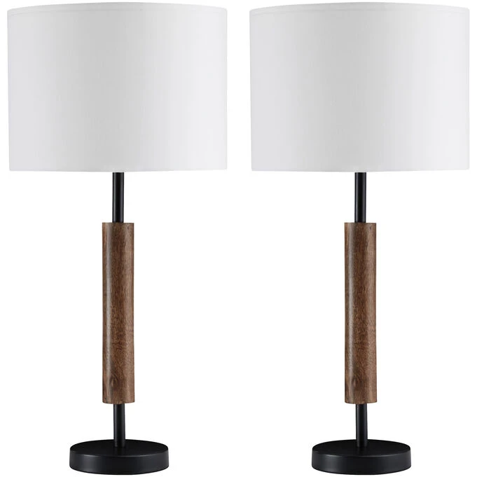 Maliny Brown Set Of 2 Table Lamps