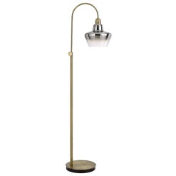 Duxbury Gun Metal Floor Lamp