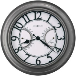 Bay Shore Charcoal Wall Clock