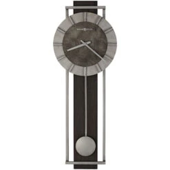 Oscar Wheel Blackened Steel Wall Clock