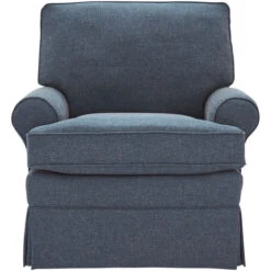 Quinn Cobalt Swivel Glider
