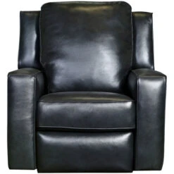 Stella Black Leather Power Plus Rocker Recliner