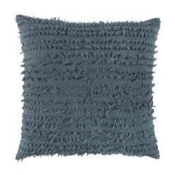 Collected Culture Sparrow Blue Textured Pillow