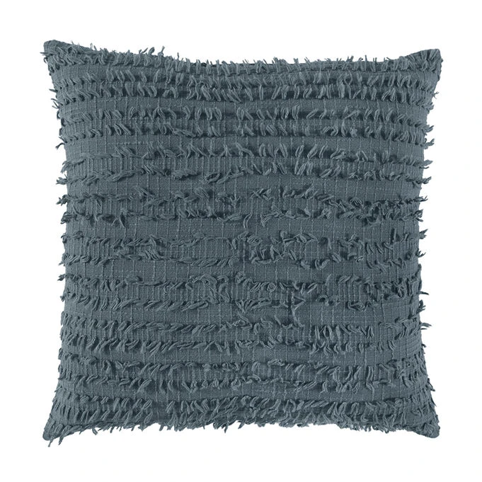 Collected Culture Sparrow Blue Textured Pillow
