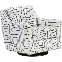 Ladon Ebony Swivel Glider