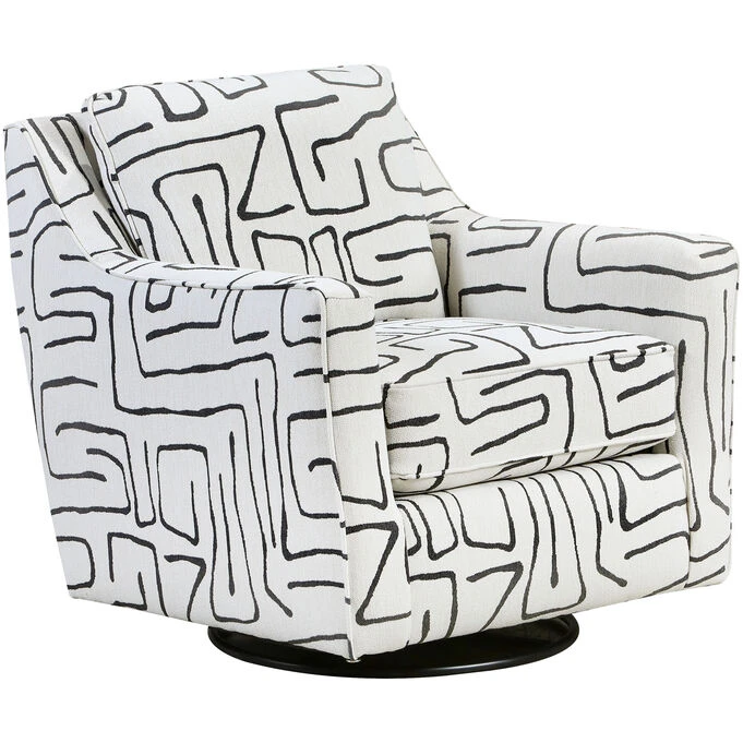 Ladon Ebony Swivel Glider