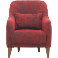 Fiore Red Accent Chair