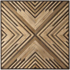 Floyd Mocha Wooden Wall Art