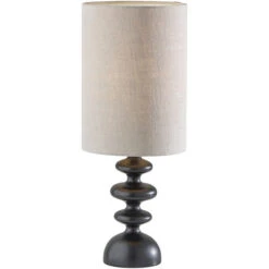 Adesso Beatrice Black Table Lamp