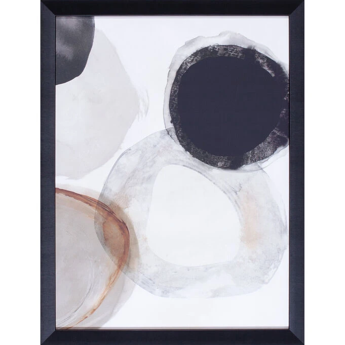 Beige Rings I Wall Art