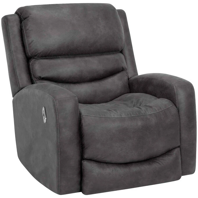 Franklin Kendrick Slate Power Rocker Recliner