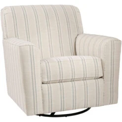 Alandari Gray Swivel Accent Chair