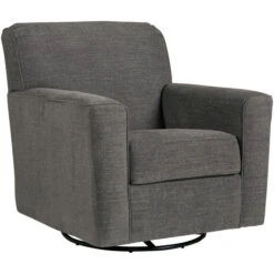 Alcona Charcoal Swivel Accent Chair
