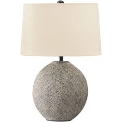 Harif Beige Table Lamp
