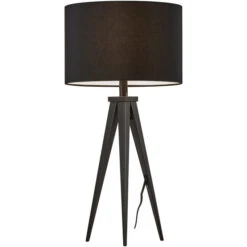 Adesso Director Black Table Lamp