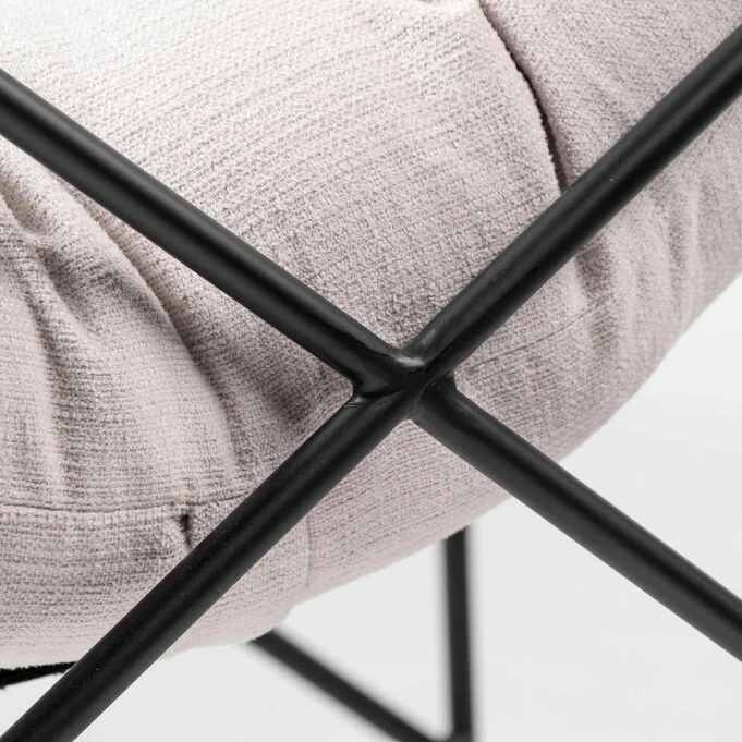 Leonidas Cream Accent Chair - Image 8