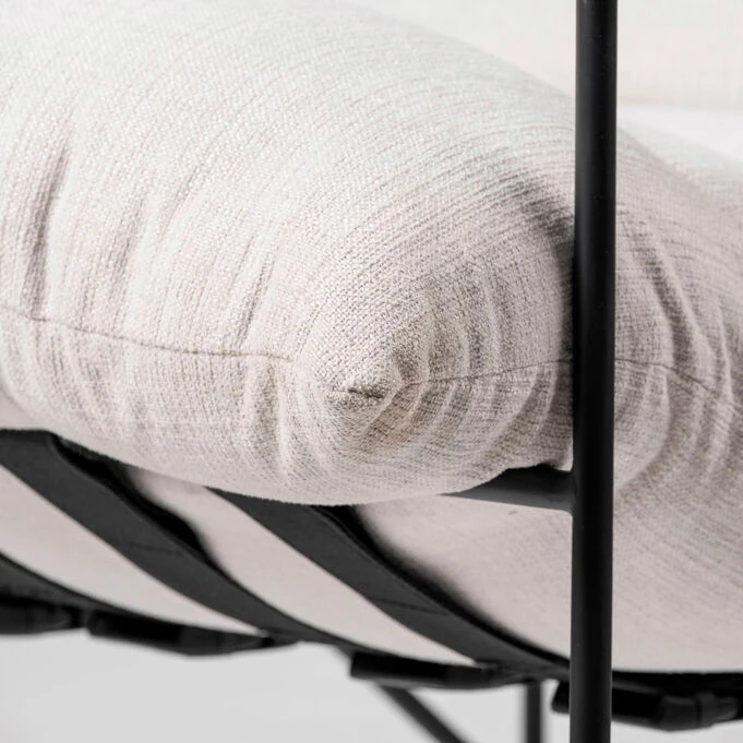 Leonidas Cream Accent Chair - Image 9