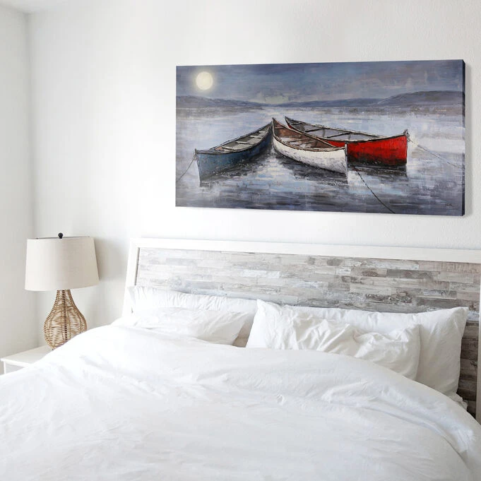 Heartland Home Boats At Dawn Wall Art - Image 2