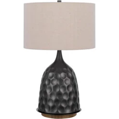 Oskaloosa Gray Table Lamp