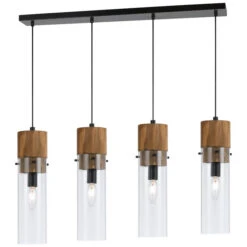 Spheroid Brown 4 Pendant Chandelier