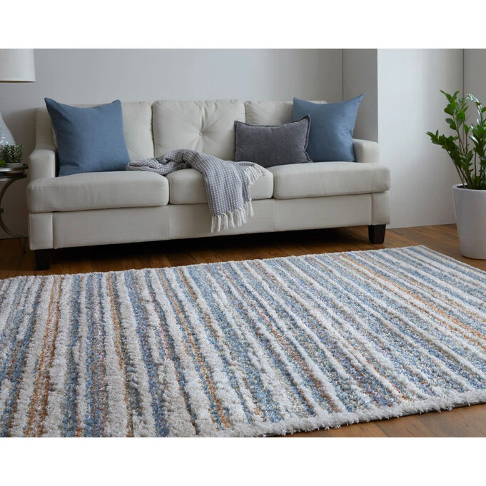 Mynka Blue 5x8 Rug - Image 3