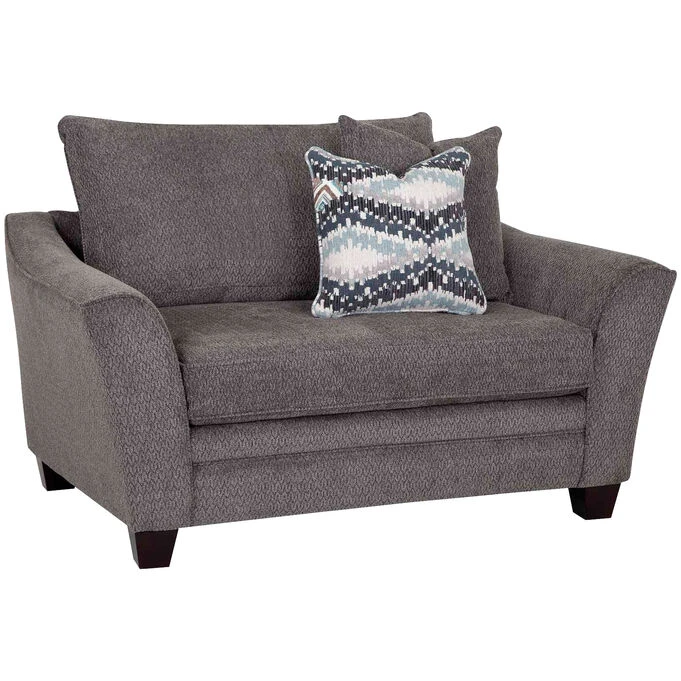 Zander Charcoal Chair - Image 2