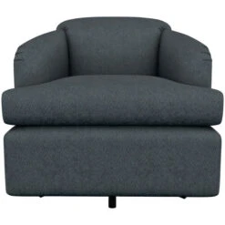Cass Dark Slate Swivel Glider