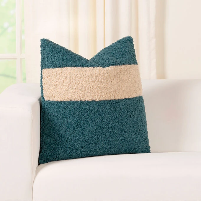Tiffany Aegean Stripe Boucle Pillow - Image 2