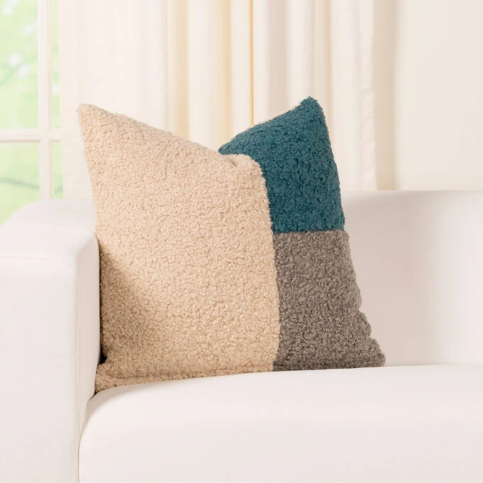 Tiffany Aegean 3 Patch Boucle Pillow - Image 3