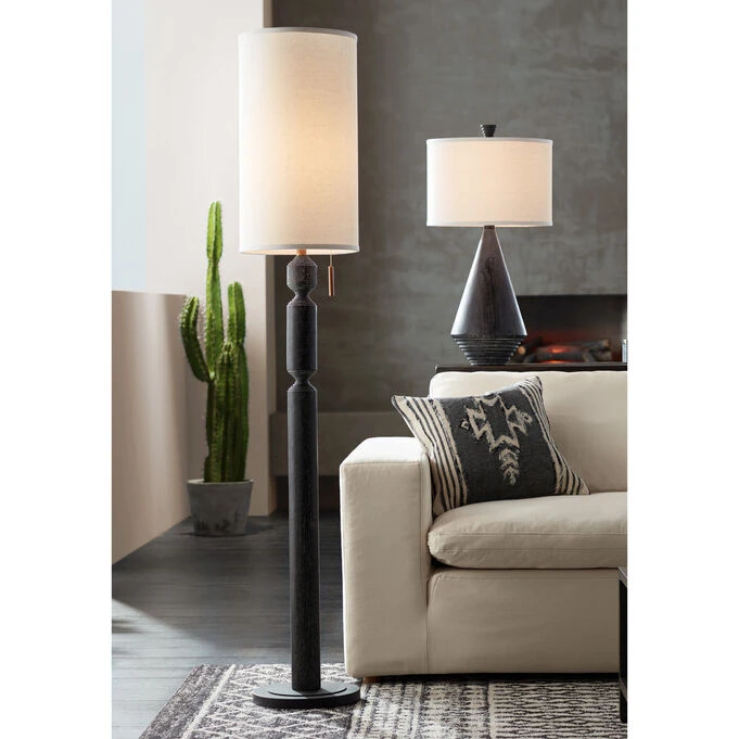 Adelis Black Floor Lamp - Image 7